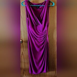 Lauren Ralph Lauren Strapless Fuchsia Dress